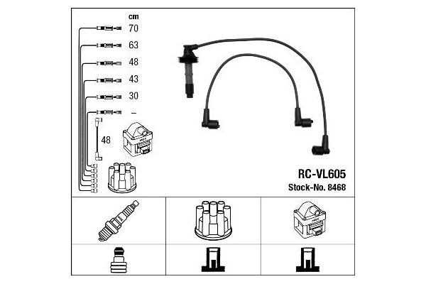 Buji Kablosu  NGK 8468