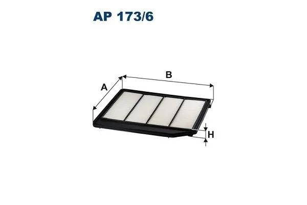 Hava Filtresi  Suzuki SX4 S-Cross (AKK/JY)(2013->2023)  FILTRON AP 173/6
