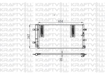 Klima Radyatörü  KRAFTVOLL 08060222  