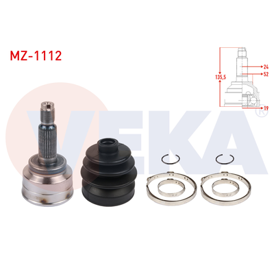 Aks Kafası Ön Dış Sağ veya Sol VEKA MZ-1112