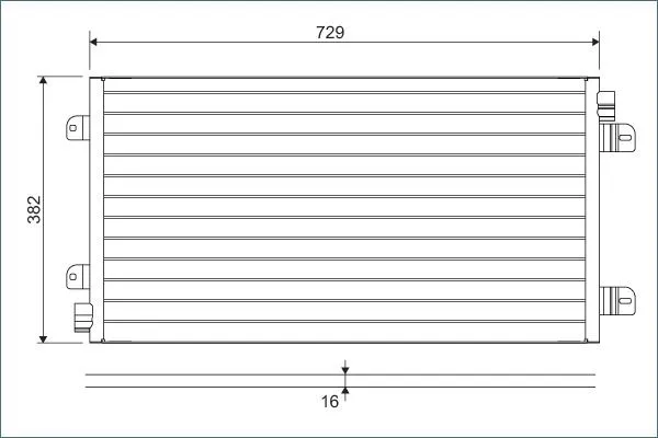 Klima Radyatörü  Opel Movano (1998->)  VALEO 817689