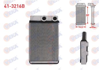 Kalorifer Radyatörü  VEKA 41-3216B  13263329 13406298 1843527 20782084