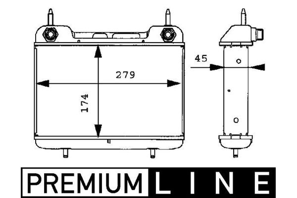 Motor Yağ Soğutucu  Mercedes E -Serisi Coupe/Cabrio (BM 124)(10.1992->)  MAHLE CLC 27 000P