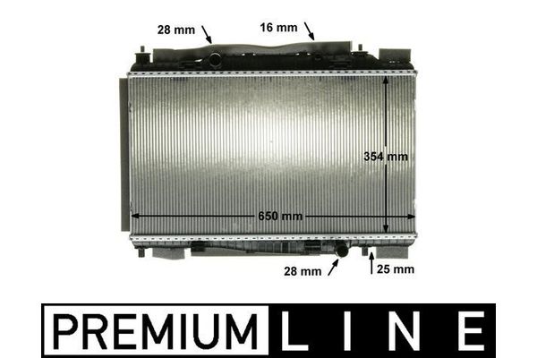 Su Radyatörü  Mercedes 124 S.Wagon (BM 124)(09.1985->)  MAHLE CR 88 000P