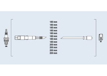 Buji Kablosu  BERU ZEF1442  A1121500118 134778 1121500118 112 150 01 18 1121500218 112 150 02 18 A 112 150 01 18 A1121500218 A 112 150 02 18