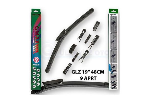 Silecek Süpürgesi Ön Muz Tip 480 mm - 19 inç GMAX 032 03 206