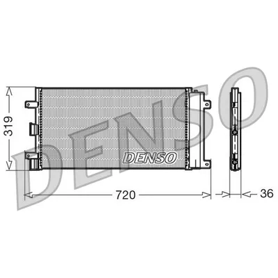 Klima Radyatörü  Fiat Egea (160)(1988->)  VEKA 43-1818