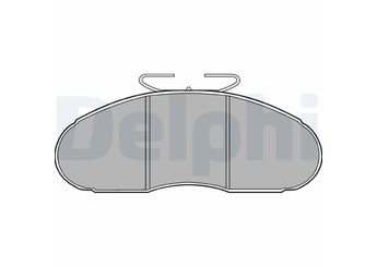 Fren Disk Balata Ön DELPHI LP828  69026560 69030810 5001834527 6314200020 6314200220 069026560 069030810