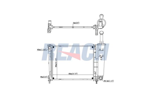Su Radyatörü  DENSO DRM13016
