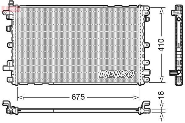 Su Radyatörü  DENSO DRM20113