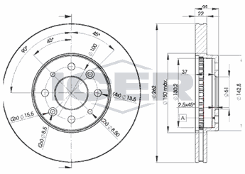 Fren Disk Ayna Ön Sağ ve Sol SWAPP 43233  7700841563 7700802232 77 00 802 232 77 00 841 563 7701204300 77 01 204 300 7701204495 77 01 204 495 7701204499 77 01 204 499 7701205085 77 01 205 085 7701205228 77 01 205 228 7701205840 77 01 205 840