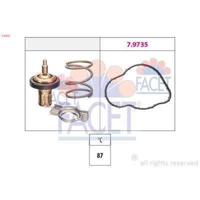 Termostat 83 °C  Dacia Logan MCV II (2013->)  OEK 110602770R