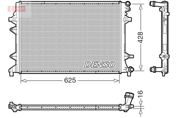 Su Radyatörü  DENSO DRM32054