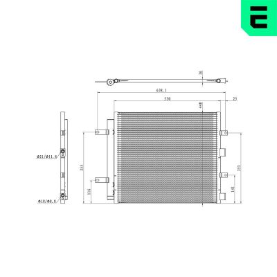 Klima Radyatörü  Jaguar XF (01.2008->)  ERA 667385