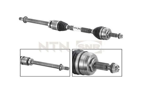 Aks Komple Ön Sağ Renault Captur (2013->)  FORMPART 22380199/S
