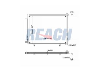 Klima Radyatörü  VEKA 43-1934  2113906 2695309 H1BH19710AB H1BH19710AC