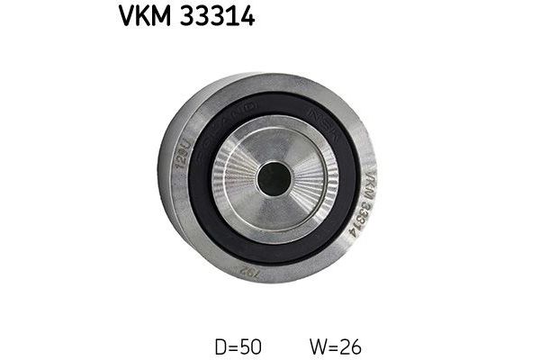 Vantilatör Kayış Gergi Rulmanı  Peugeot Boxer (350) P.Van, Camlı (H3) Aks:3700mm (2002->)  SKF VKM 33314