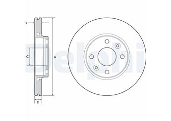 Fren Disk Ayna Ön Sağ ve Sol DELPHI BG4459C  402061200R 402067016R 8660001231 4154200101 4020600Q1E 4020600Q2E 402061841R 402063166R 402067501R 7701210081 4534200100 402061858R 8450006845 8450031577 A4154200101