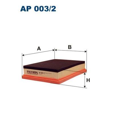Hava Filtresi  Jeep Cherokee (J)(1997->)  FILTRON AP 003/2