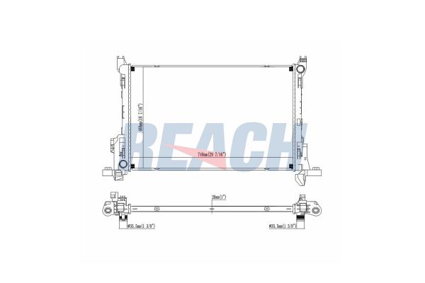 Su Radyatörü  Renault Trafic P.Van (06.2014->)  RENAULT ORJINAL 214103569R
