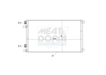 Klima Radyatörü  MADE IN TAIWAN 8200223000  8200223000 8200115543