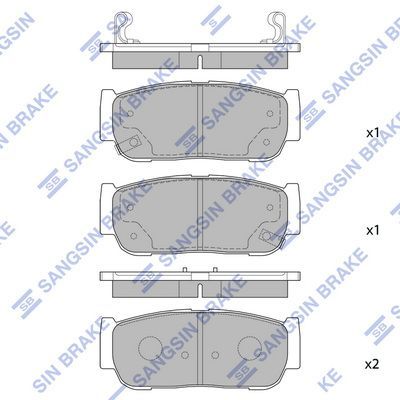 Fren Disk Balata Arka SANGSIN SP1173