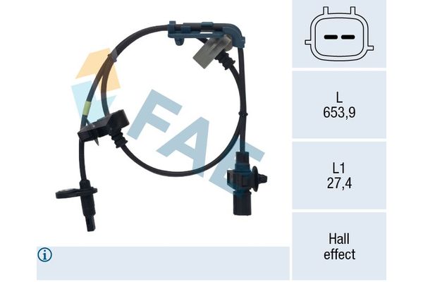 Abs Sensörü Ön Sol ZEGEN ZAS1443