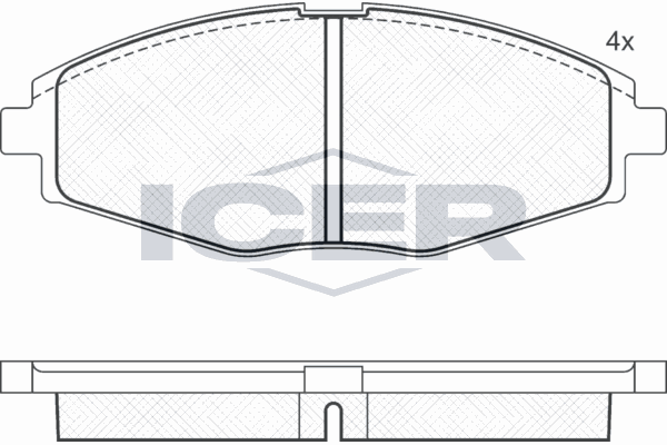 Fren Disk Balata Ön Chevrolet Matiz (2004->2005)  WONGA 271092