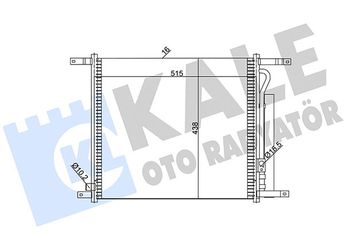 Klima Radyatörü  KALE 385200  94838817 94838818 94838819 95227757 95227758 96802950 96878657