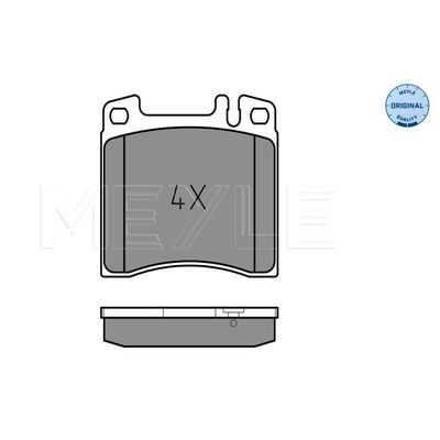 Fren Disk Balata Ön Mercedes S -Serisi Sedan (BM 140)(10.1990->)  MAHER 23660