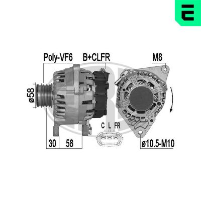 Alternatör  ERA 209578