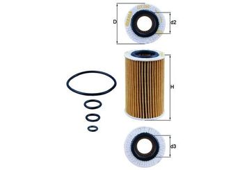 Yağ Filtresi  MAHLE OX 260D  A0001802809 1802809 0001802809 1131840225 A000 180 28 09 A1131840225