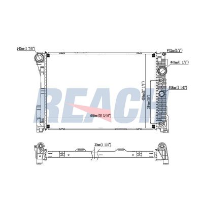 Su Radyatörü  Mercedes GLK -Serisi (BM 204)(06.2008->)  HYUNDAI ORJINAL 253102Y020