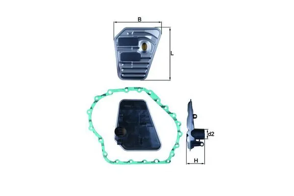 Şanzıman Yağ Filtresi  MAHLE HX 167D