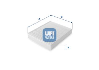 Polen Filtresi  UFI 53.076.00  1204459 2S6H16N619AA 2S6H-16N619-AA