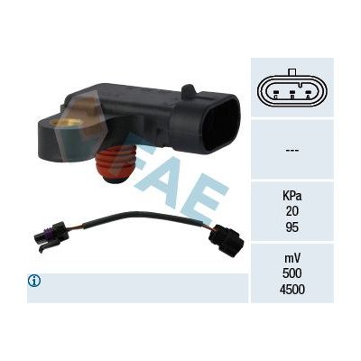 MAP Sensörü  Daewoo Evanda (2003->)  OPEL ORJINAL 25184081