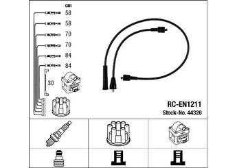 Buji Kablosu  NGK 44326  