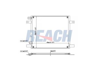 Klima Radyatörü  ORİS CDF029016  1400599 1408698 1706900