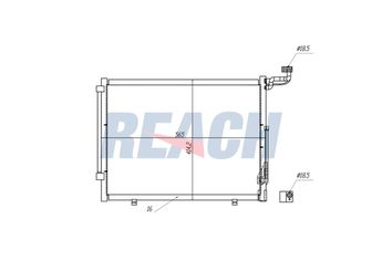 Klima Radyatörü  ORİS CFR450016  H6BH19710AB 2112501 2067885 H6BH19710AA