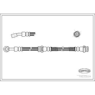 Fren Hortumu Ön Sağ Hyundai Trajet (FO)(2000->)  CAVO C900 465A