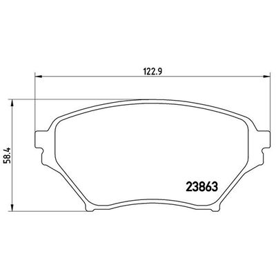 Fren Disk Balata Ön Mazda MX-5 (NB)(01.1998->)  MAGNETI MARELLI 363700449029