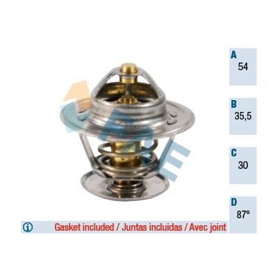 Terrmostat 87 °C  FITPART FIT24004054W