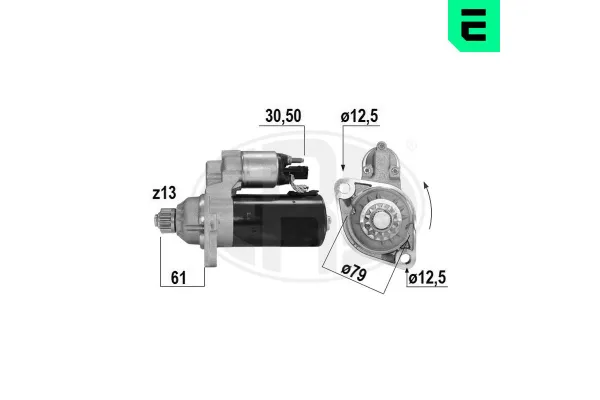 Marş Dinamosu  Volkswagen Sharan (7N1)(05.2010->2015)  ERA 220757