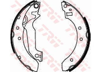 Fren Pabuçlu Balata Arka TRW GS6227  1544632 1613131 5015657 5015659 5020408 5020421 5020548 5020558 6088224 6113131 6150271 85AB2200AA 85AB-2200-AA 88AX2200AA 88AX-2200-AA 88GX2200DA 88GX-2200-DA 88GX2200HA 88GX-2200-HA ME88AX2200HB V83AB2200AA V83AB-2200-AA RTGBS1107