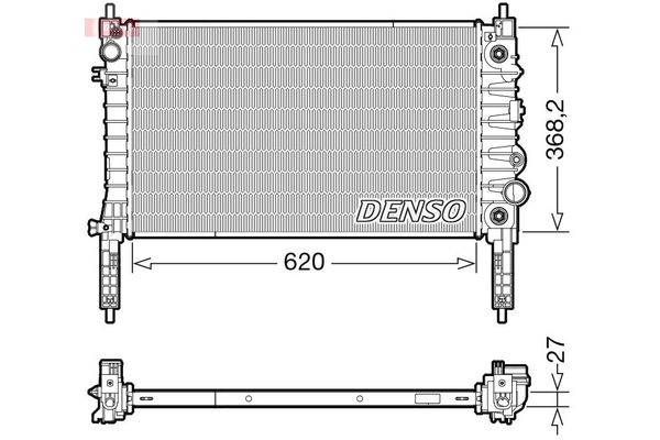 Su Radyatörü  DENSO DRM20119