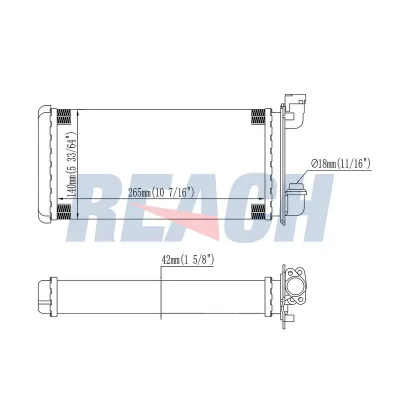 Kalorifer Radyatörü  BMW 3 Serisi Touring/Cabrio (E30)(1985->)  ASPART 6HMA1001