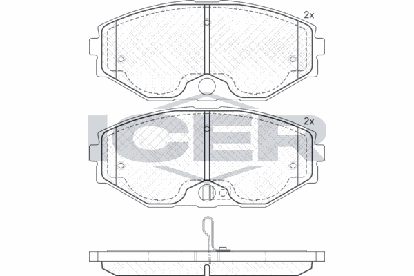 Fren Disk Balata Ön Nissan Maxima QX (CA33)(01.2000->)  AYD 60525A