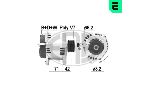 Alternatör  Land Rover Defender (LD)(05.1996->09.2002)  ERA 209415A