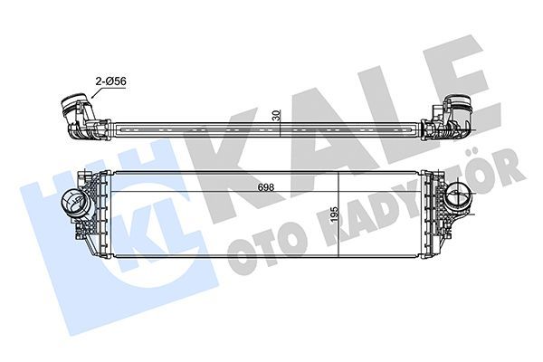 Turbo Radyatörü  Ford Focus S.Wagon (CGE)(2018->)  KALE 360340