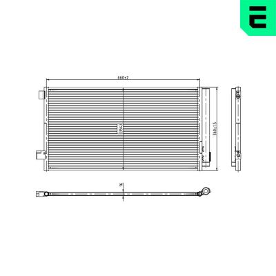 Klima Radyatörü  Fiat 500X (334)(2014->)  ERA 667487
